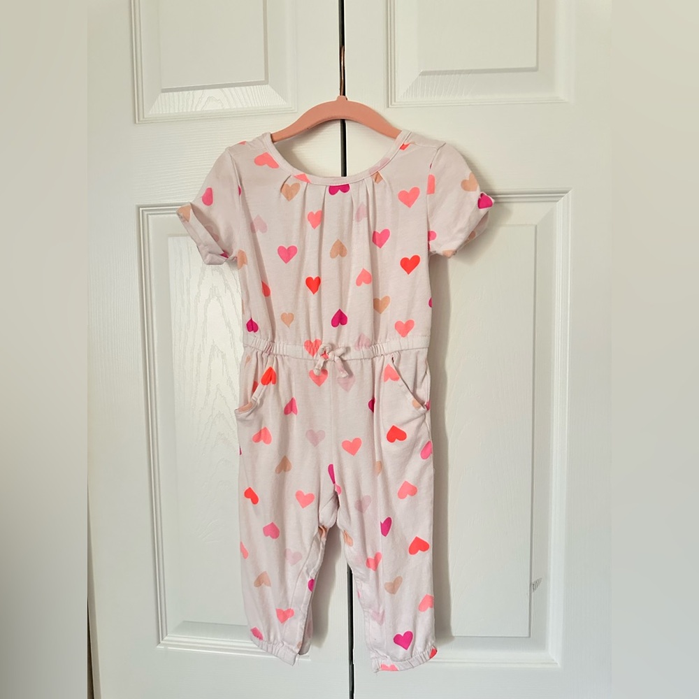 Girls’ Heart Jumpsuit